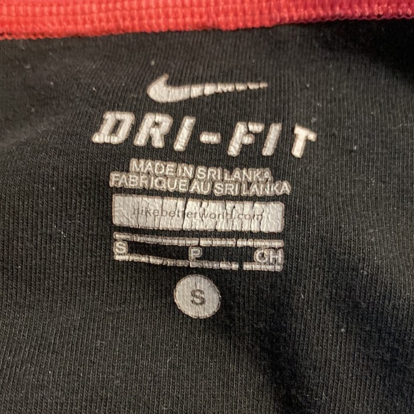 Nike Dri-Fit black with pink top workout joggers - Picture 3 of 4